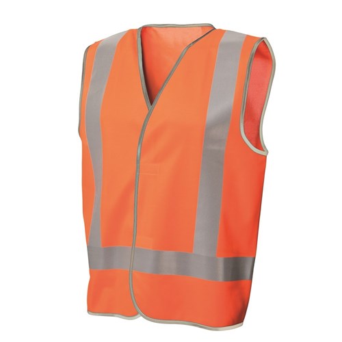 Frontier Recycled Hi-Vis Safety Vest with Reflective Tape