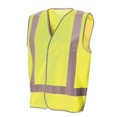 Frontier Recycled Hi-Vis Safety Vest with Reflective Tape